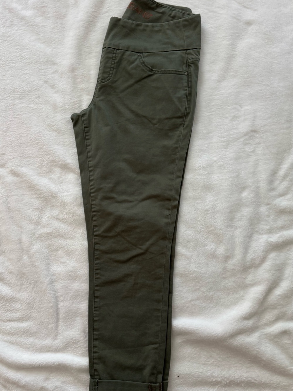 NWOT Jag Jeans Olive Green Slim Stretch
